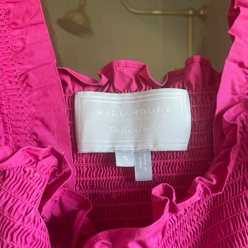 Hill House Nap Dress-size Small-hot pink-worn once